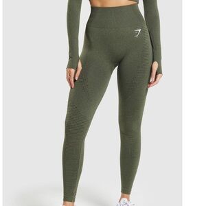 Gymshark Vital Seamless 2.0 legging marl green size small